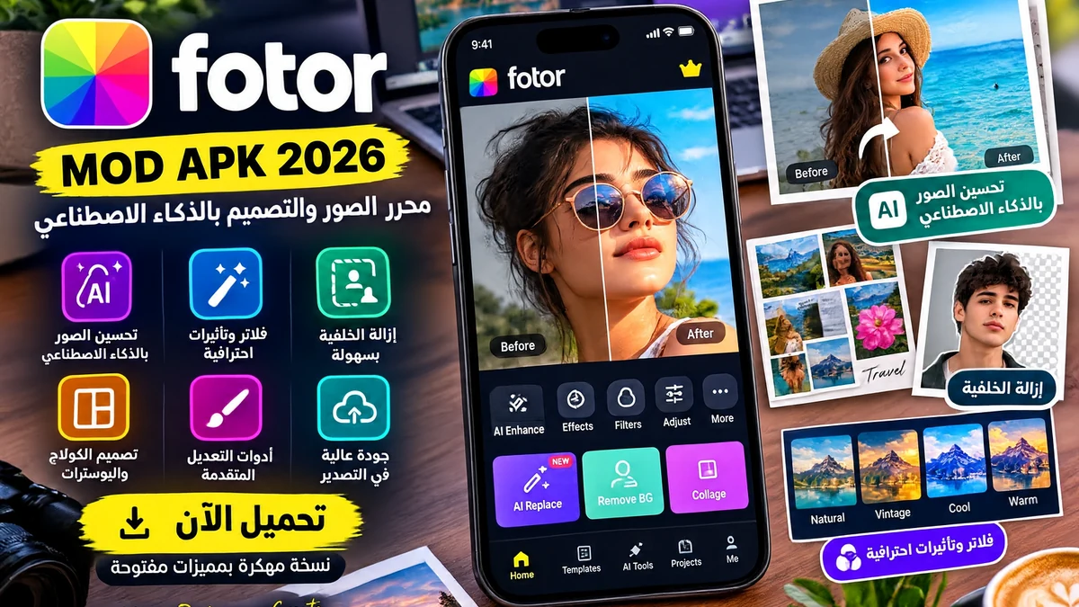 تحميل Fotor APK مهكر