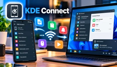 تحميل KDE Connect APK للأندرويد 2026 l ربط الهاتف بالكمبيوتر ومشاركة الملفات