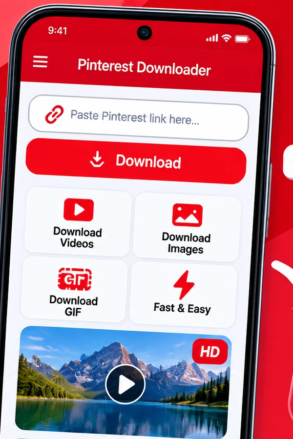 تحميل Video Downloader for Pinterest APK